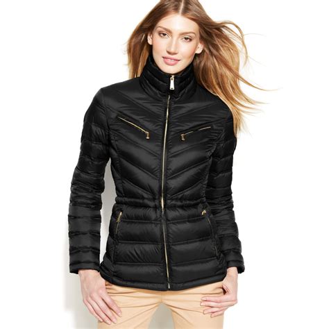 michael kors puffer women jacket|Michael Kors packable down jacket.